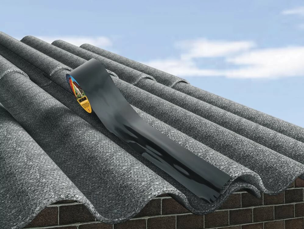 Чем заделать трещину в шифере на крыше: делаем ремонт шифера своими руками
