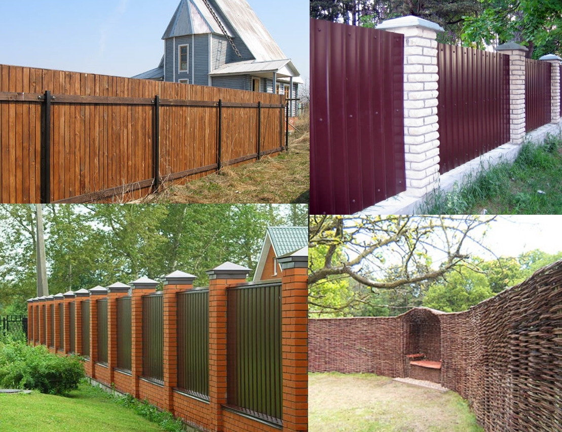 Каким забором можно оградить частный дом — обзор вариантов