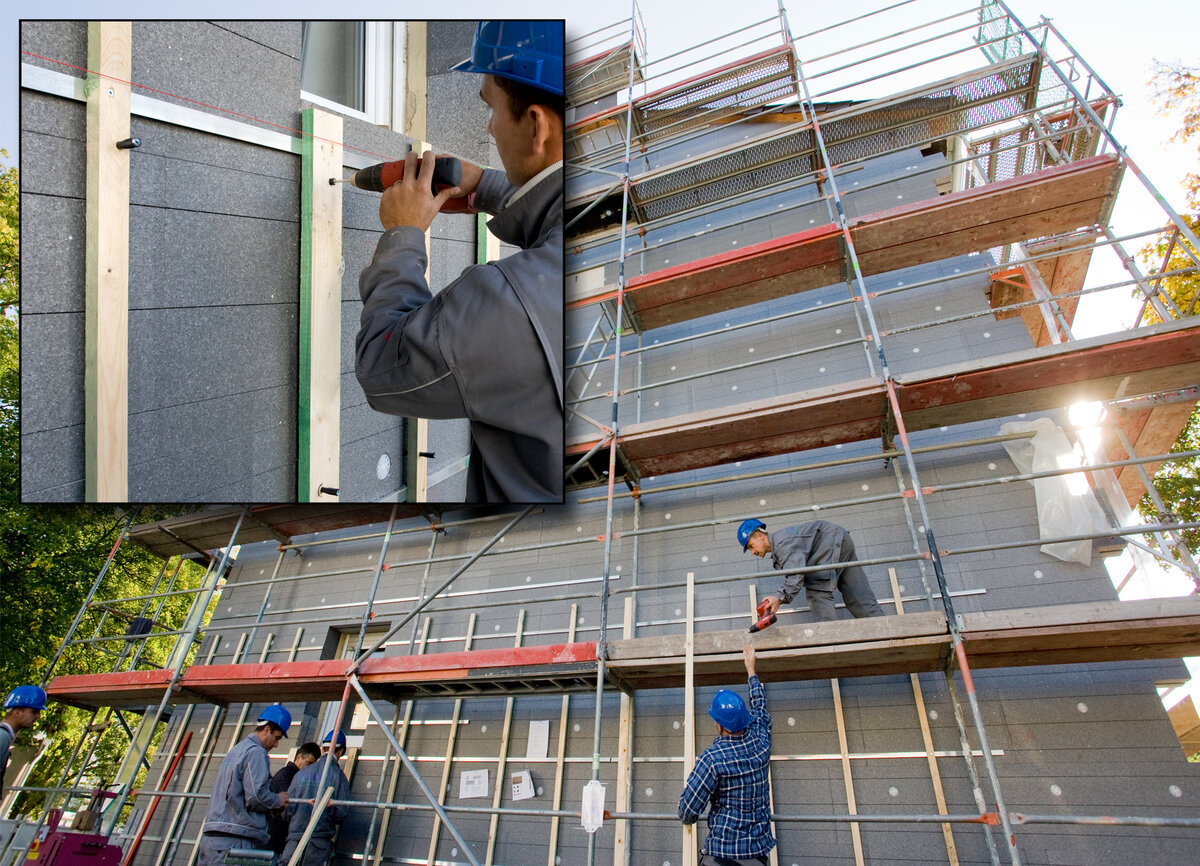 Этапы работ и выбор материалов для ремонта фасадов