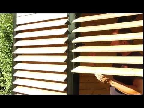 Как самостоятельно сделать деревянный забор-жалюзи