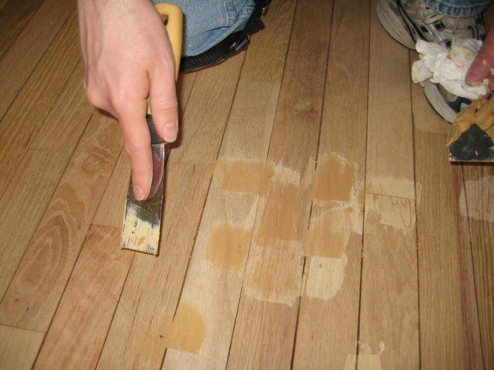 Как зашпаклевать деревянный пол своими руками