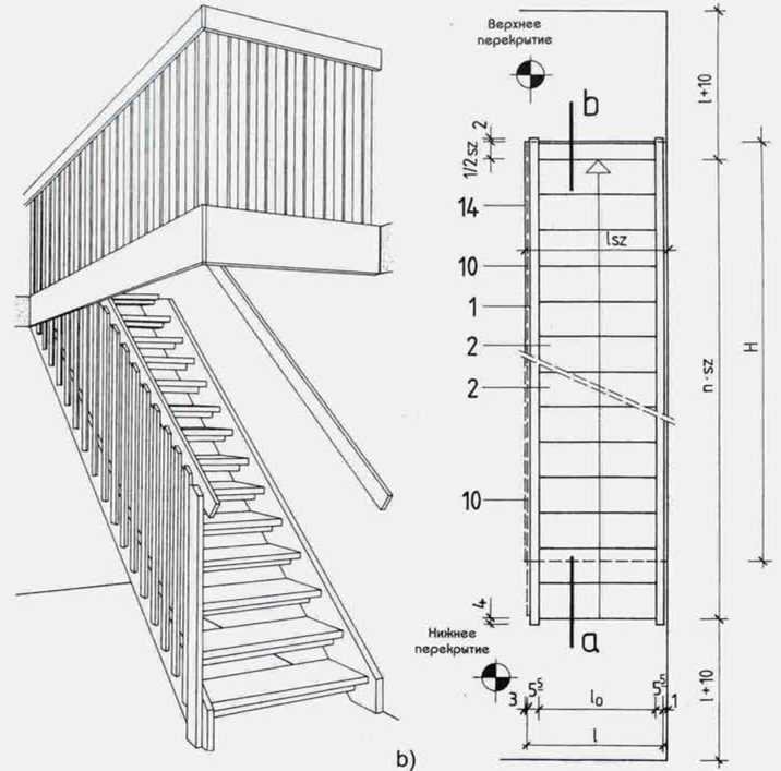 Чертеж лестницы. Деревянная одномаршевая лестница чертёж. Одномаршевая лестница чертеж. Чертеж одномаршевой деревянной лестницы. Лестница в мансардный этаж чертеж.