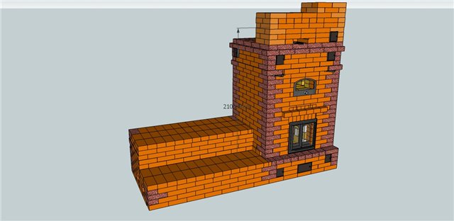 Каминопечь с лежанкой проект порядовка