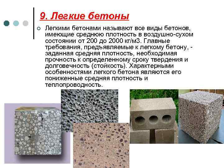 Легкие бетоны в частном строительстве