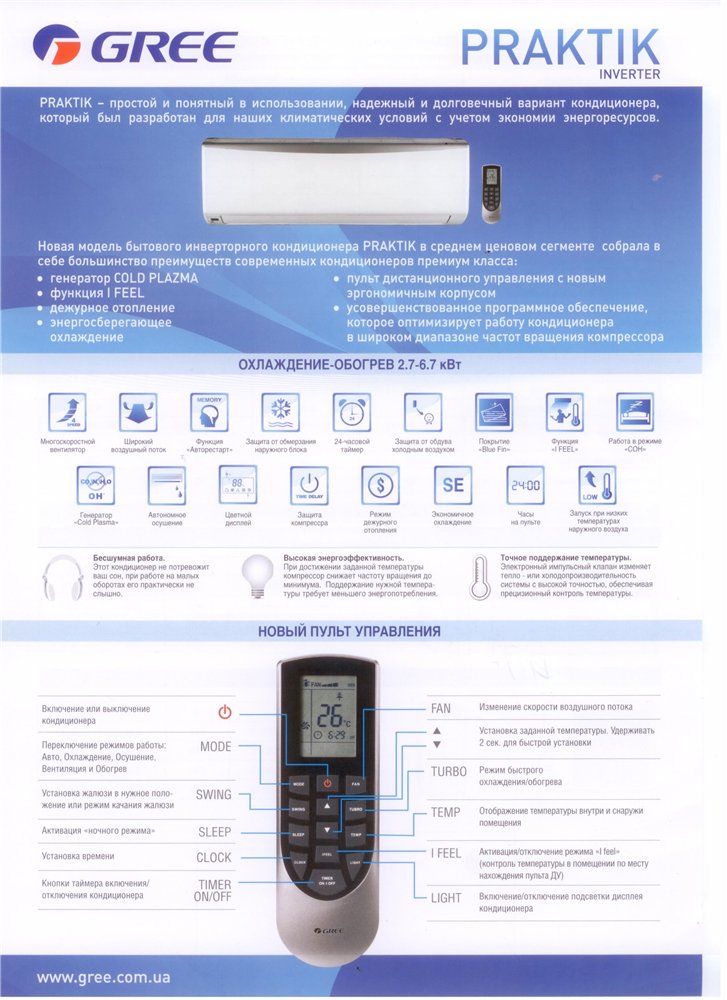 Обзор кондиционеров Gree (Гри): инверторные, канальные, кассетные, настенные, оконные и инструкции к ним