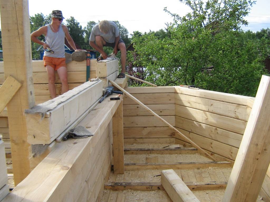 Строительство дома своими руками: строим дом из бруса поэтапно