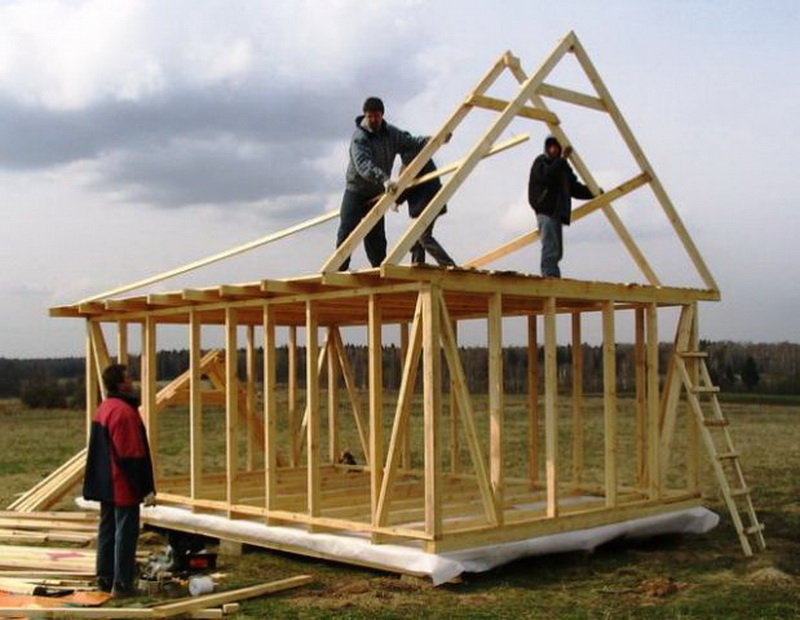 Технология строительства дома без фундамента