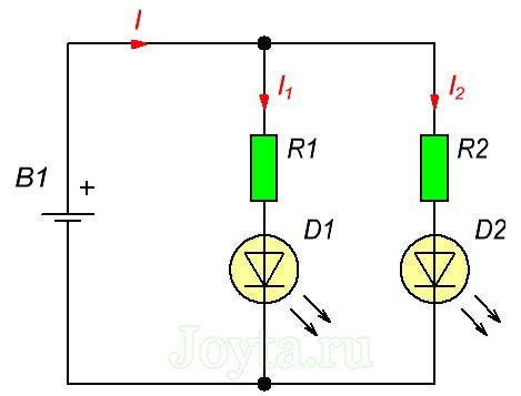 Как подобрать токоограничивающий резистор для светодиода
