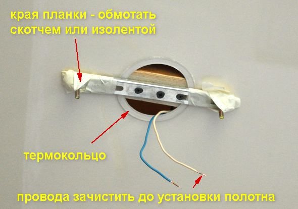 Крепление встроенного шкафа к натяжному потолку