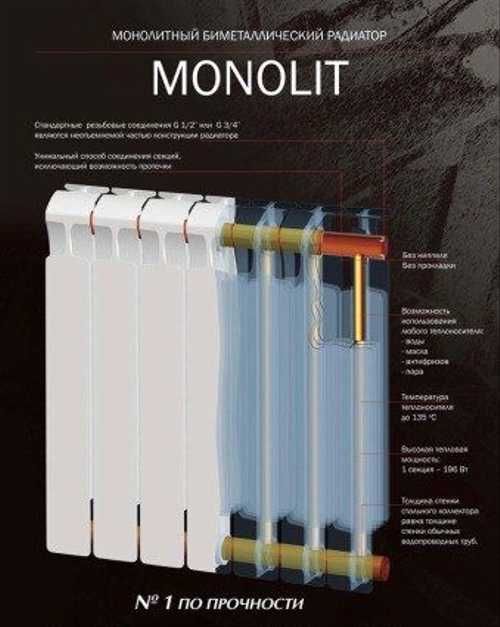 Использование батарей Рифар Монолит 500 для отопления дома