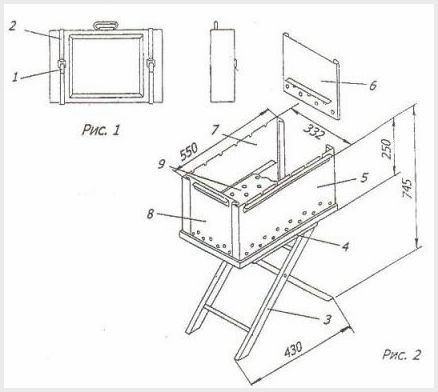 Мангал перевертыш своими руками чертежи и размеры