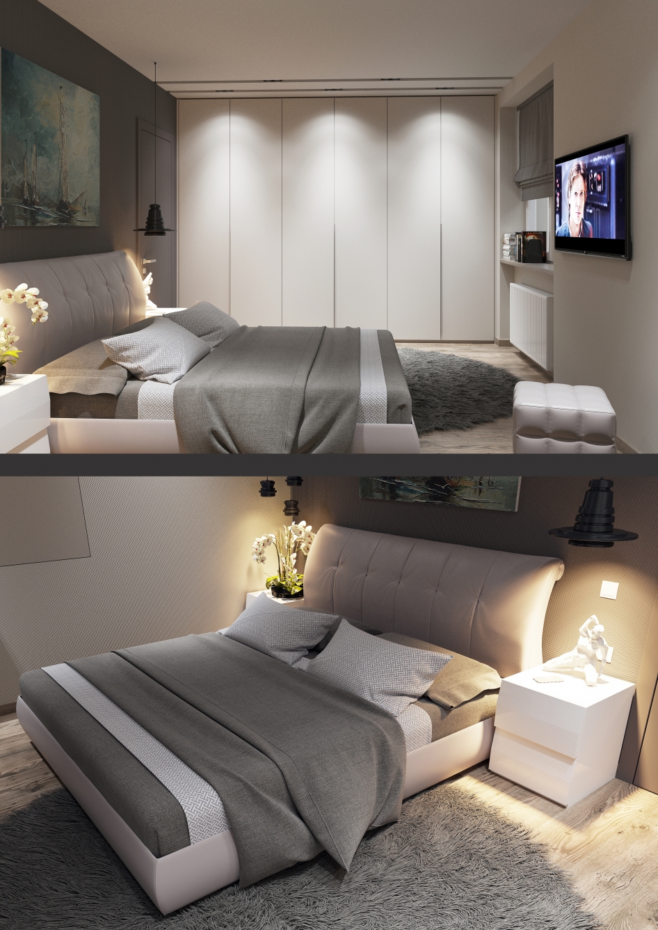 Дизайн для спальни с маленькой площадью