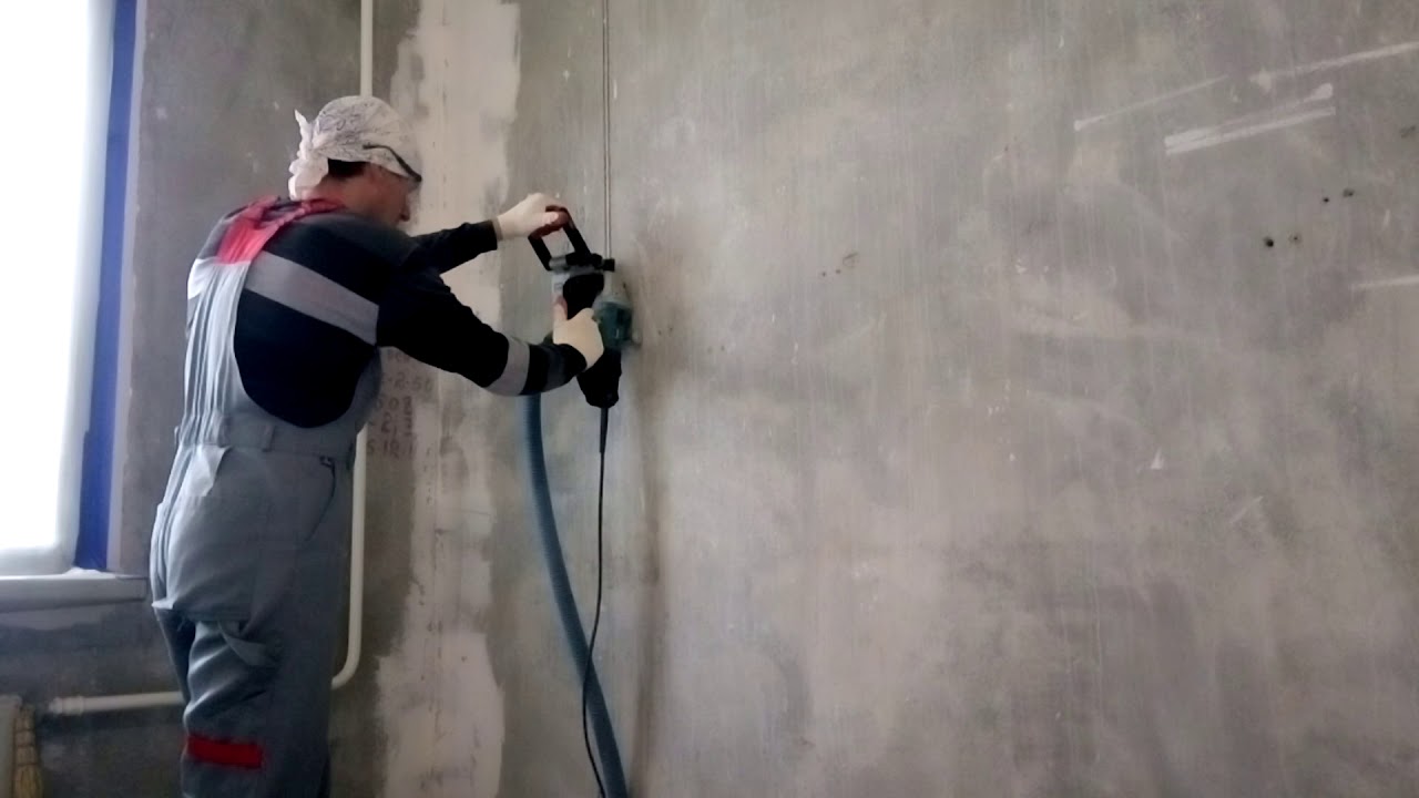 Штробление стен для проводки без пыли своими руками