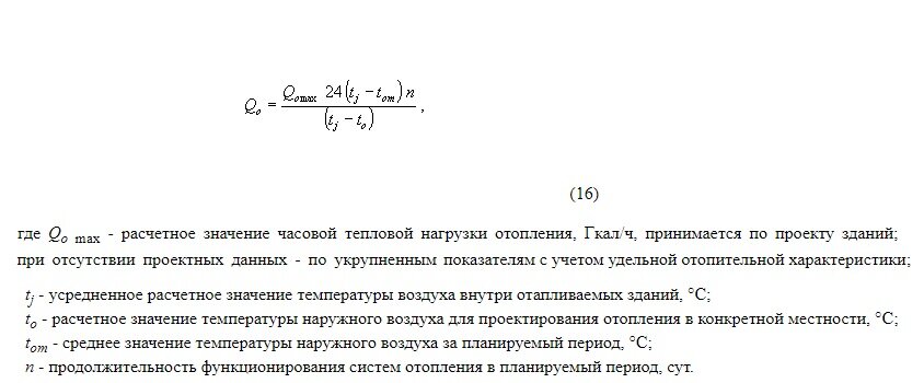 Проект тепловой нагрузки