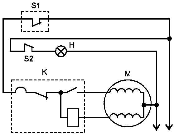 Схема подключения двигателя холодильника