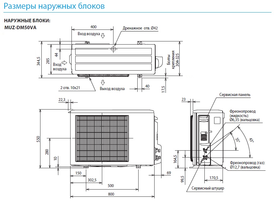 Схема монтажа кондиционера внутреннего блока кондиционера