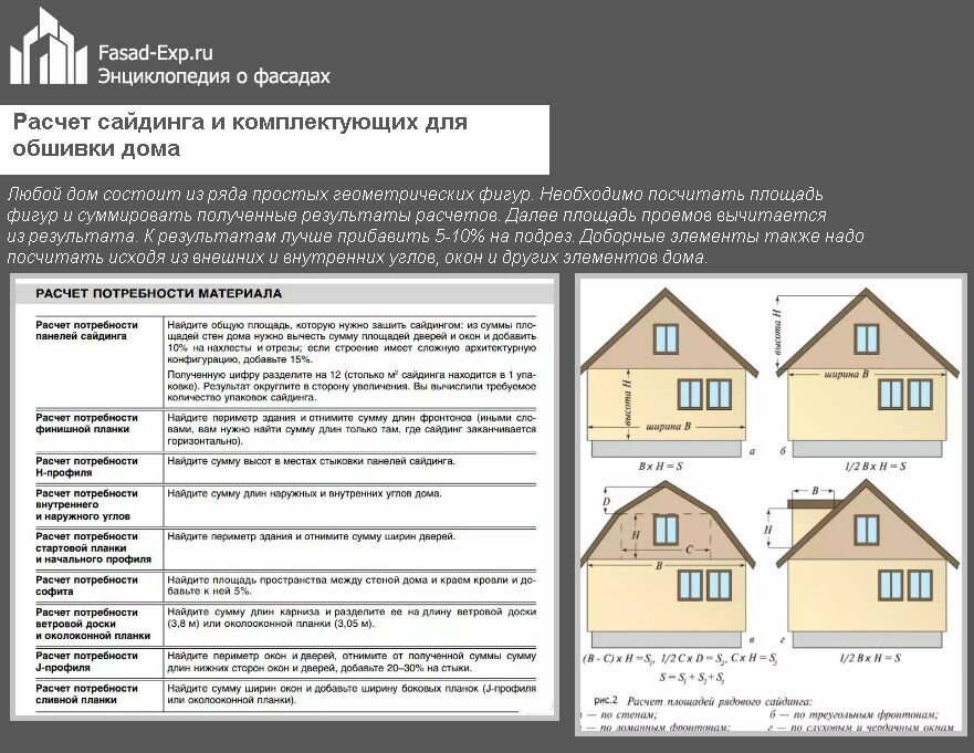 Рассчитать фронтон калькулятор