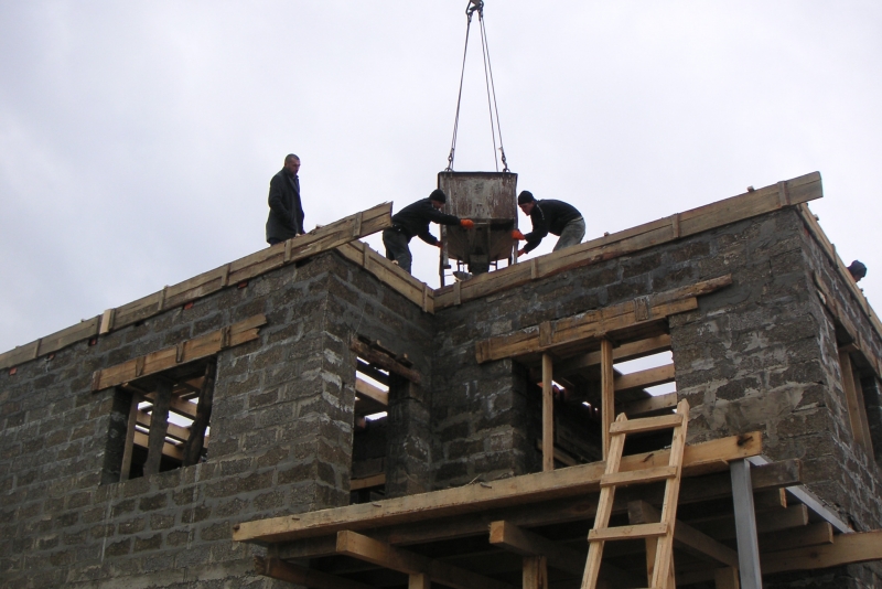Строительство дома из арболитовых блоков своими руками