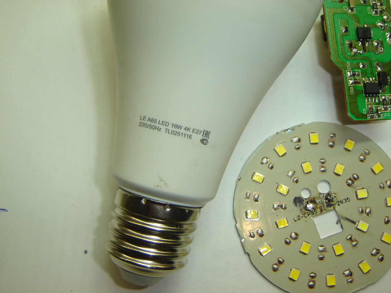 Как отремонтировать светодиодную лампочку на 220 В