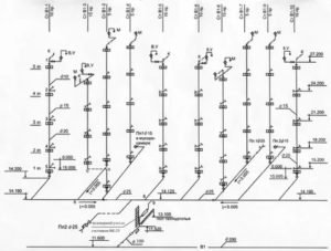 Монтажная схема трубопроводов