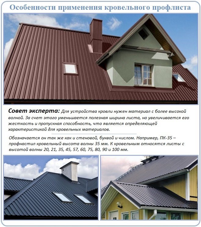 Профнастил для крыши какой выбрать: выбираем по толщине для крыши дома