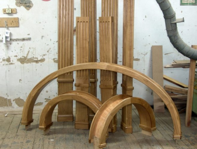 Как оформить деревянную арку в квартире своими руками