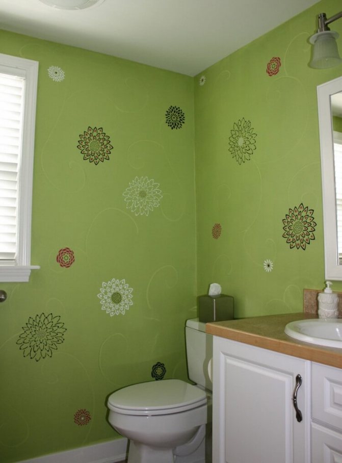 Чем покрасить стены в ванной вместо плитки
