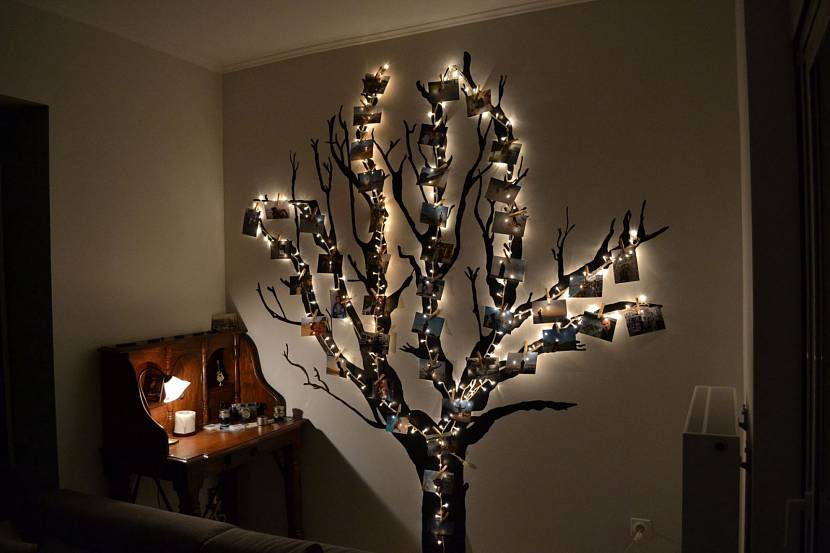 Дерево на стене своими руками: фото, как смотрится стена под дерево и процесс отделки стен ламинатом