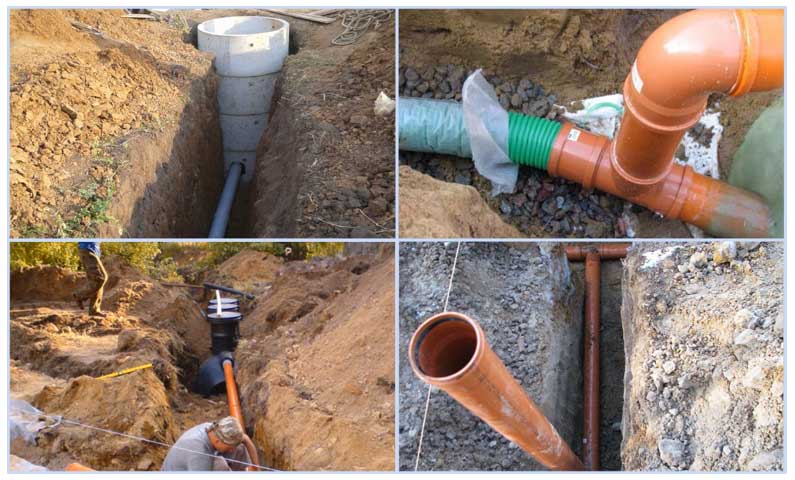 Какие канализационные трубы можно укладывать в землю