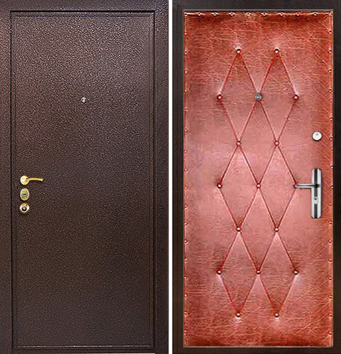 Выбор материала и отделка входной двери своими руками