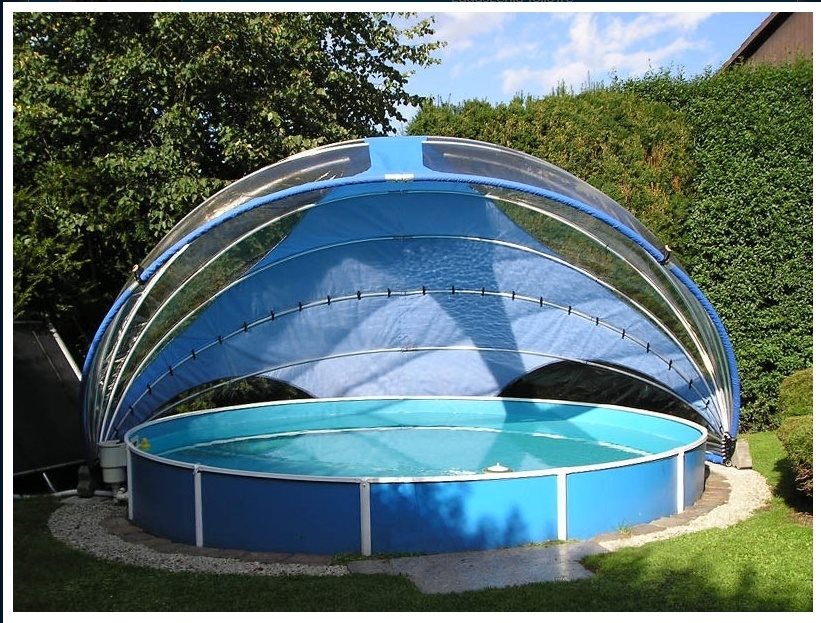 Самостоятельное изготовление купола для бассейна