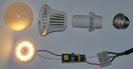 Как самостоятельно разобрать и отремонтировать светодиодную лампу на 220В