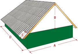 расчет шифера по площади крыши
