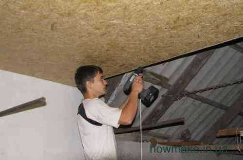 Самостоятельная отделка потолка в гараже — обзор материалов