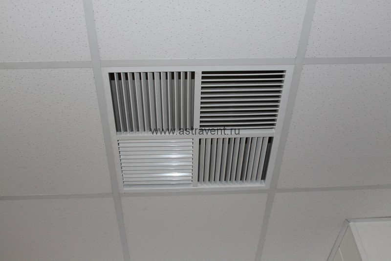 Вентиляционная решетка на потолок