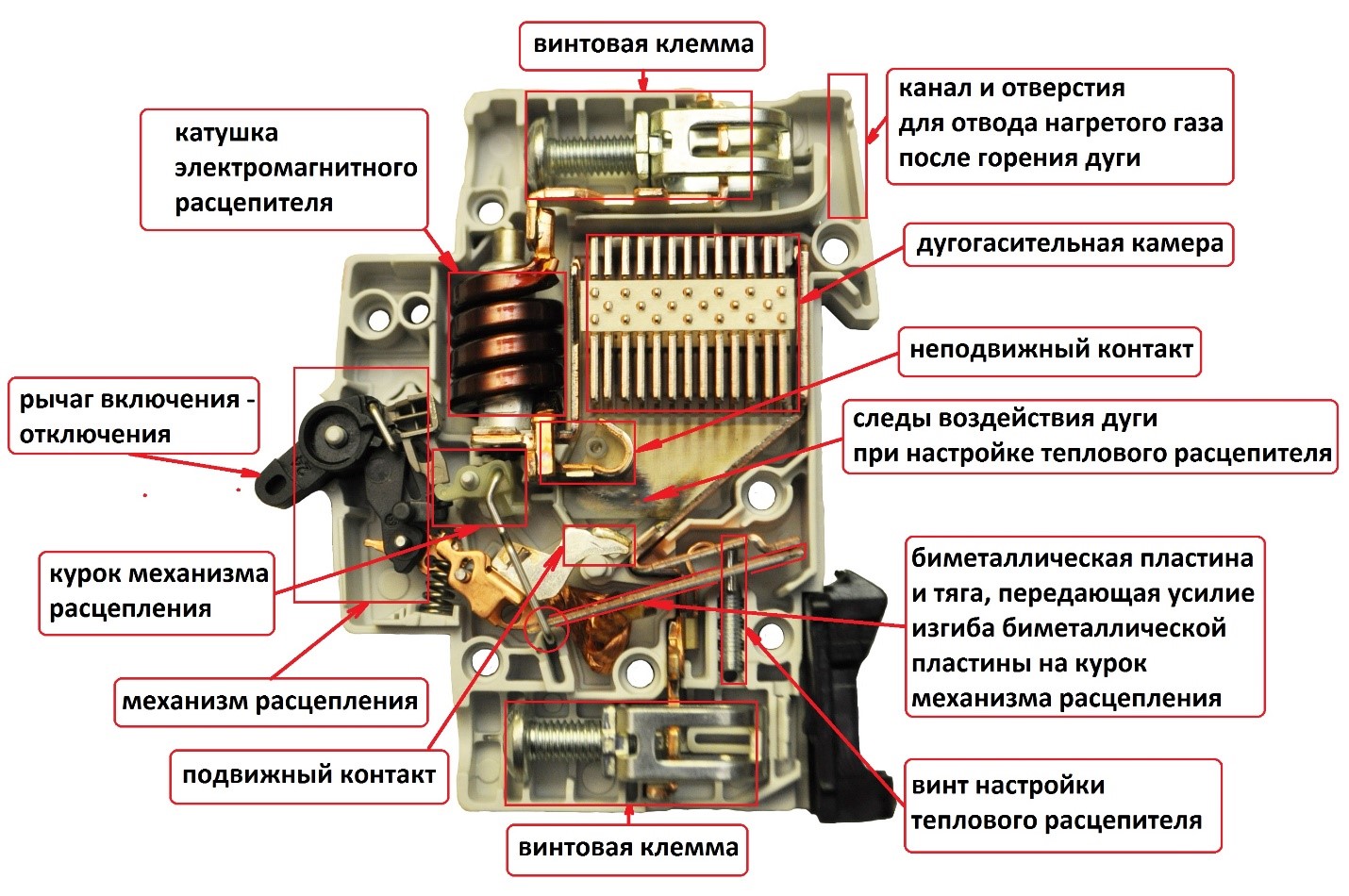 Описание и принцип работы автоматического выключателя АП-50
