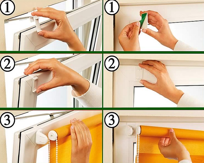 Как повесить жалюзи на пластиковое окно