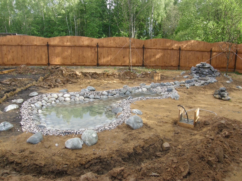 Как выкопать пруд на участке своими руками: пошаговая инструкция