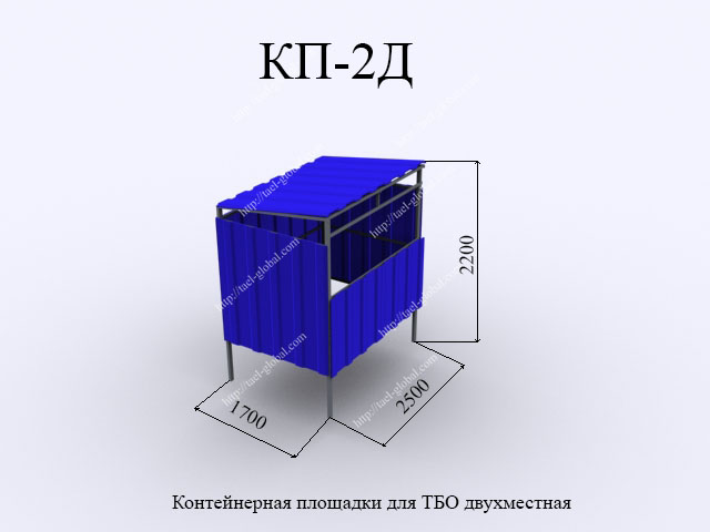 Мусорная площадка на 3 контейнера чертеж