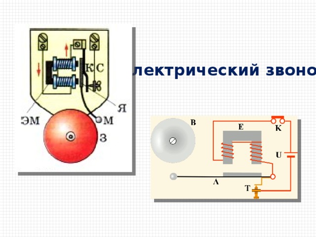 На рисунке 105 дана схема устройства электрического