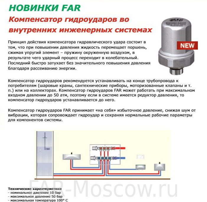 Что такое гидроудар в системе водоснабжения и как его избежать