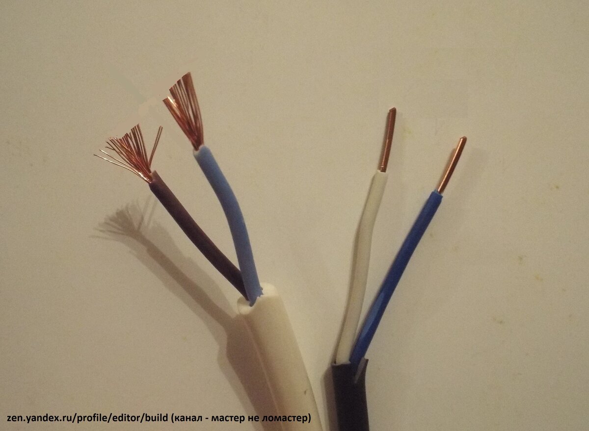 Что лучше выбрать для электрической проводки — одножильный или многожильный провод